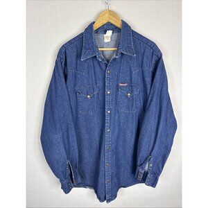 Classic Denim Button Down Shirt for Men